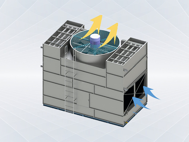 YBF Double Air Inlet Compound Flow Cooling Tower